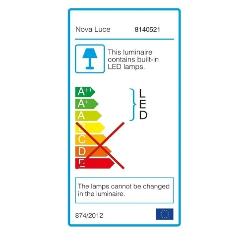 Nástěnné LED svítidlo NOVA LUCE LAREDO 3W 3000K 8140521 (obrázek 6)