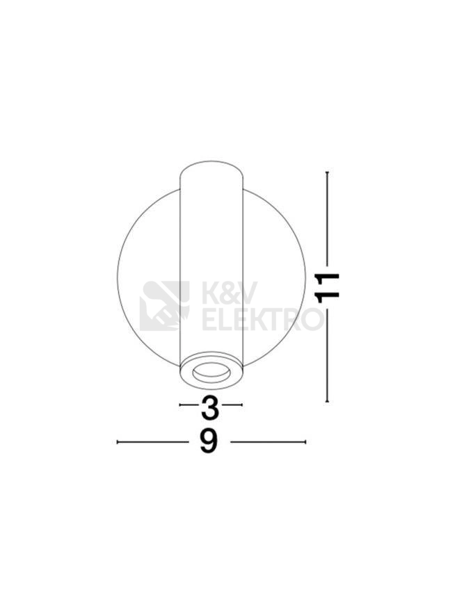 Obrázek produktu Nástěnné LED svítidlo NOVA LUCE LAREDO 3W 3000K 8140521 3