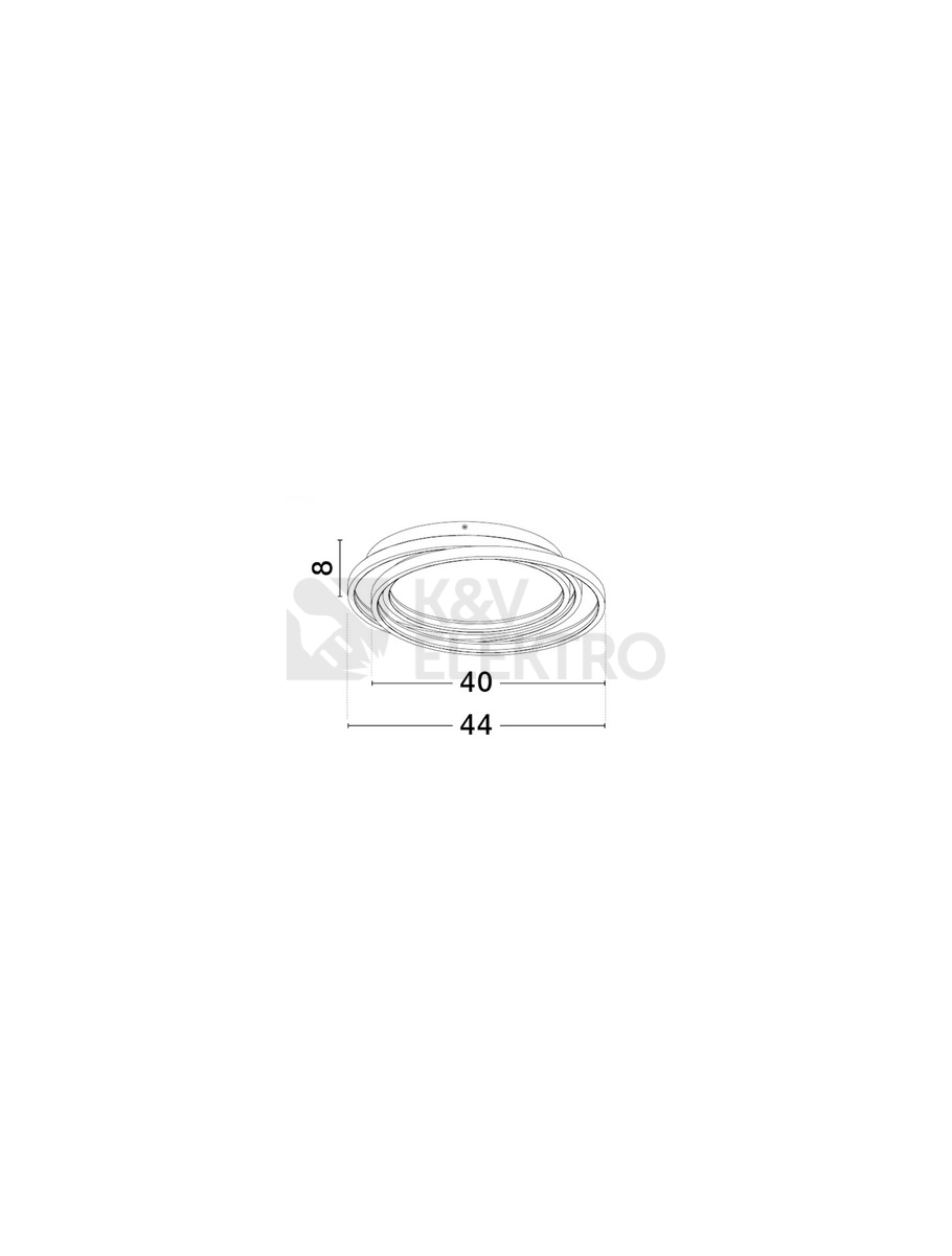 Obrázek produktu Stropní LED svítidlo NOVA LUCE ARBOR 27W 3000K 9001095 stmívatelné Triac 6