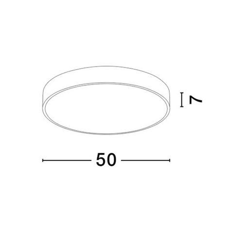 Stropní LED svítidlo NOVA LUCE HADON 30W 3000K 9001534 (obrázek 7)