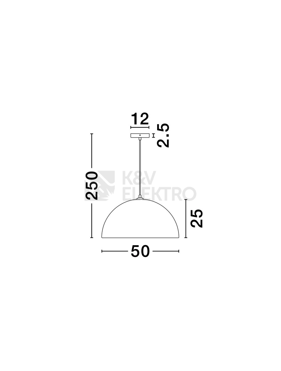 Obrázek produktu Závěsné svítidlo NOVA LUCE STARLA E27 1x12W 9002666 bez žárovky 5