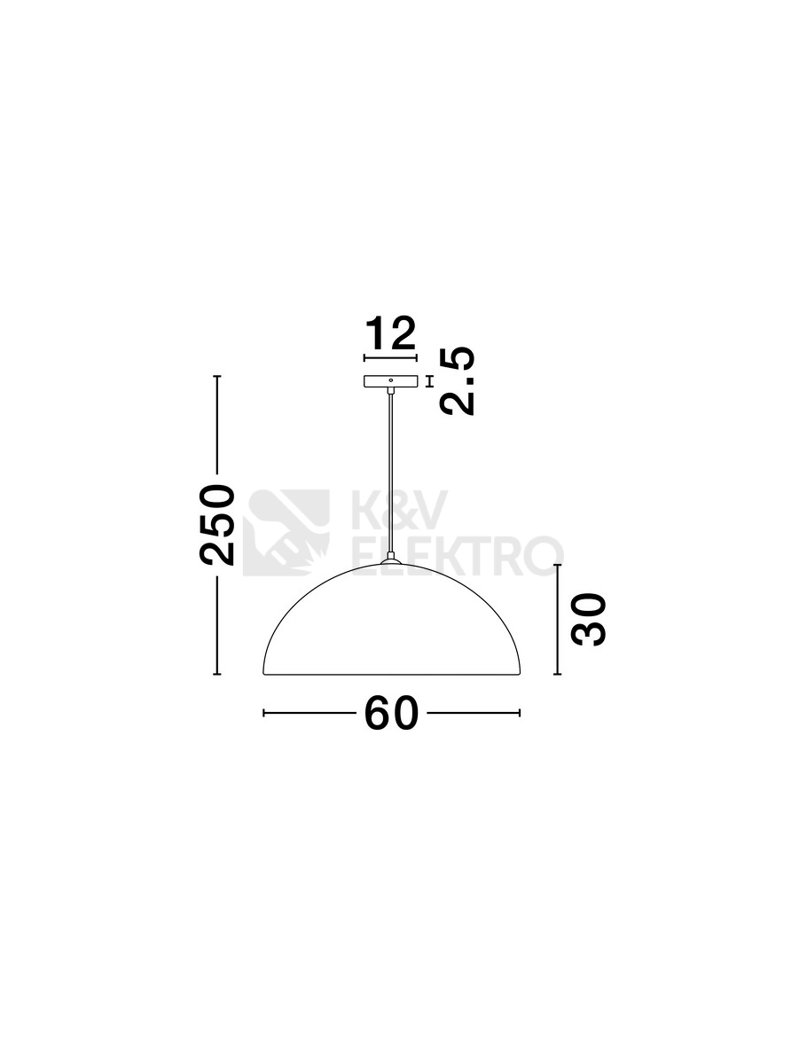 Obrázek produktu Závěsné svítidlo NOVA LUCE STARLA E27 1x12W 9002667 bez žárovky 5
