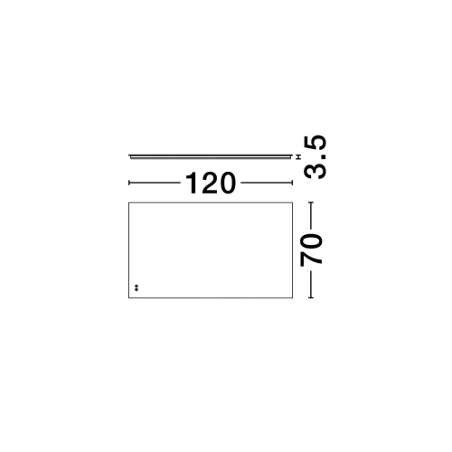 Zrcadlové LED svítidlo NOVA LUCE ALDA 53W 4000K IP44 9006011 s dotykovým senzorem