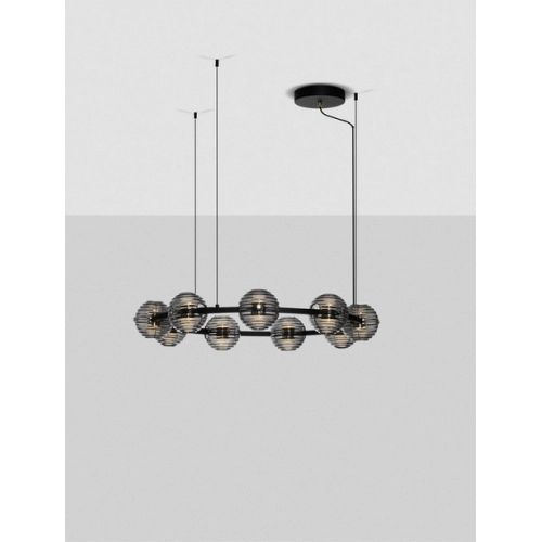 Závěsné LED svítidlo NOVA LUCE LAS 91W 3000K 9009136 stmívatelné Triac (obrázek 3)