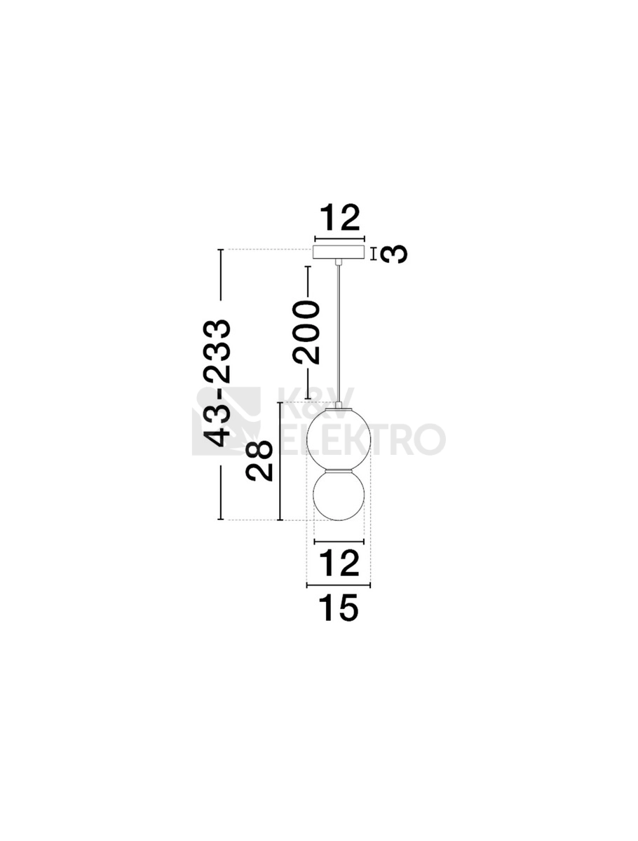 Obrázek produktu Závěsné LED svítidlo NOVA LUCE NOESIS 4W 3000K 9009199 4