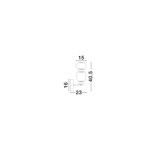 Nástěnné LED svítidlo NOVA LUCE PALO 12W 3000K 9009206 stmívatelné Triac (obrázek 9)