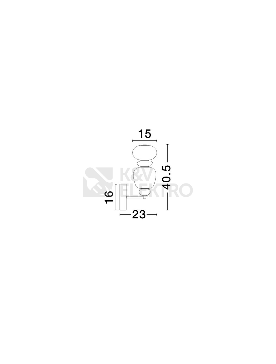 Obrázek produktu Nástěnné LED svítidlo NOVA LUCE PALO 12W 3000K 9009206 stmívatelné Triac 8