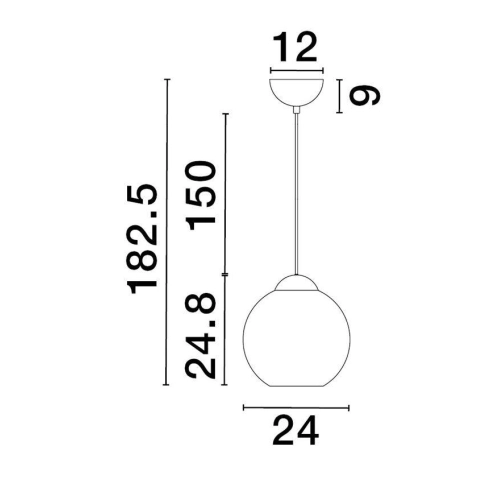 Závěsné svítidlo NOVA LUCE MIDORI E27 9009240 bez žárovky (obrázek 5)