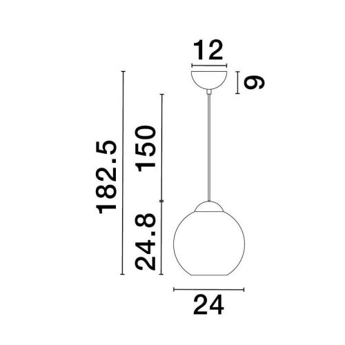 Závěsné svítidlo NOVA LUCE MIDORI E27 9009241 bez žárovky (obrázek 5)