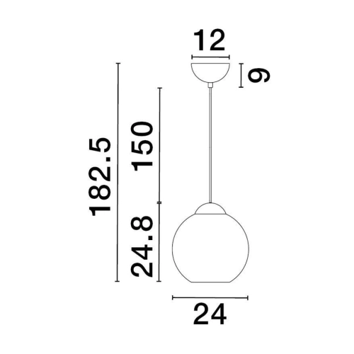 Závěsné svítidlo NOVA LUCE MIDORI E27 9009243 bez žárovky (obrázek 4)