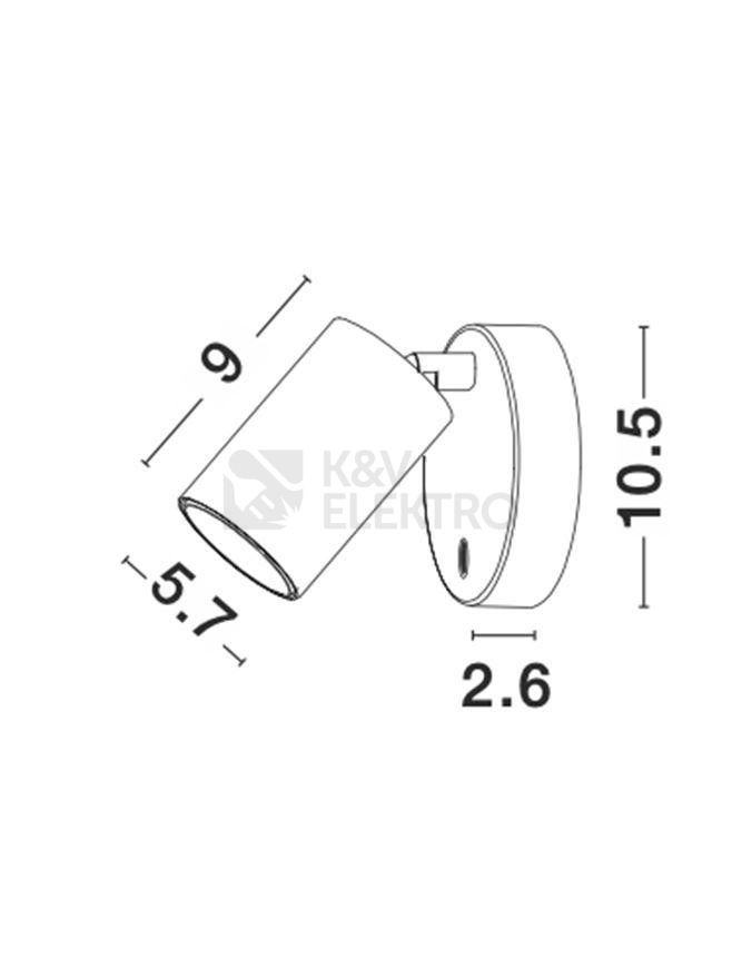 Obrázek produktu Nástěnné svítidlo NOVA LUCE NET GU10 9011921 bez žárovky 5