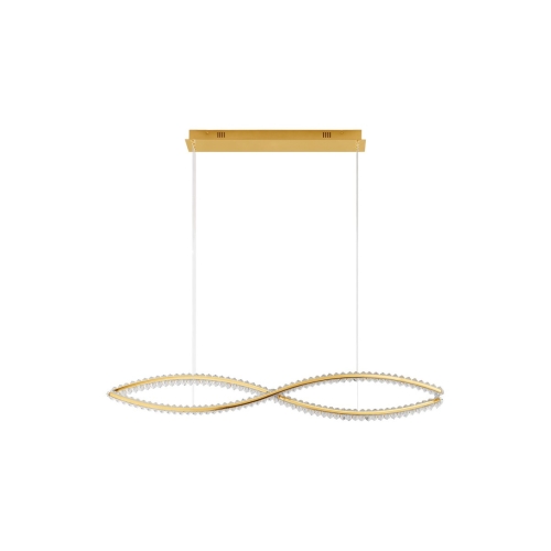 Závěsné LED svítidlo NOVA LUCE AURELIA 95W 3500K 9019724 stmívatelné Triac