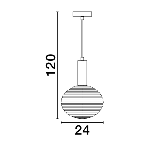 Závěsné svítidlo NOVA LUCE ALLEN Ε27 9028844 bez žárovky