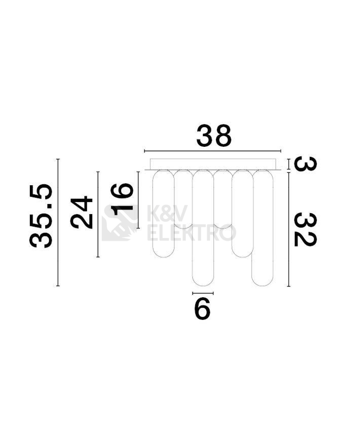 Obrázek produktu Stropní svítidlo NOVA LUCE GUSTAVE G9 9028854 bez žárovky 3