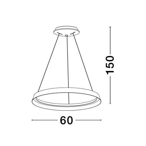 Závěsné LED svítidlo NOVA LUCE ORMI 52W 2700-3000K 9030522 stmívatelné Triac (obrázek 6)