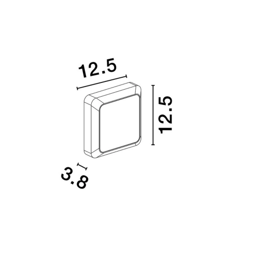 Nástěnné LED svítidlo NOVA LUCE APPIA 5W 3000K IP54 9030598 (obrázek 8)