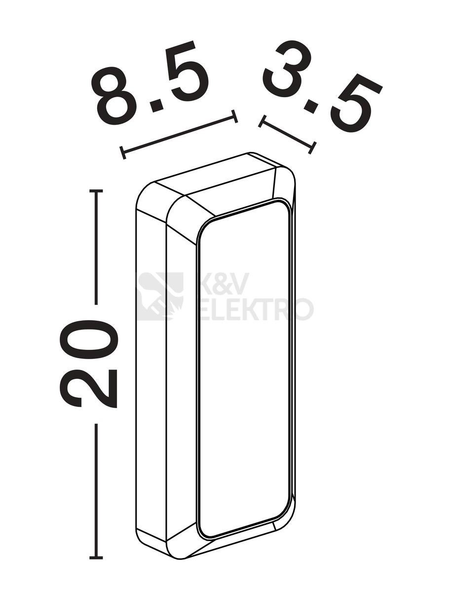 Obrázek produktu Nástěnné LED svítidlo NOVA LUCE APPIA 5W 3000K IP54 9030599 5