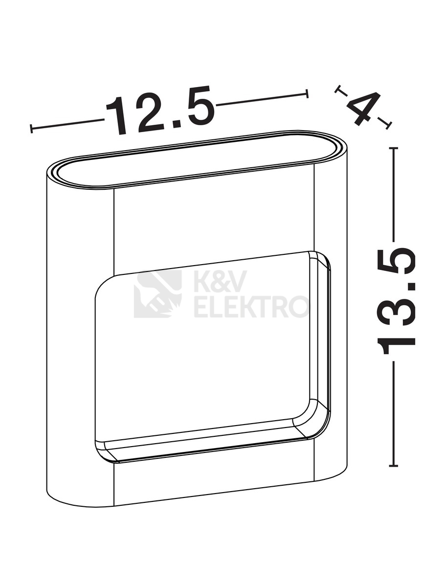 Obrázek produktu Nástěnné LED svítidlo NOVA LUCE TALL 9W 3000K IP54 9030802 5