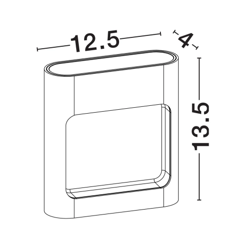 Nástěnné LED svítidlo NOVA LUCE TALL 9W 3000K IP54 9030803 (obrázek 5)