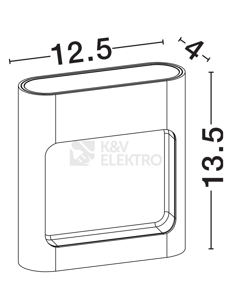 Obrázek produktu Nástěnné LED svítidlo NOVA LUCE TALL 9W 3000K IP54 9030803 4