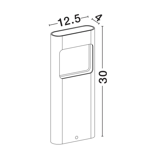 Nástěnné LED svítidlo NOVA LUCE TALL 6W 3000K IP54 9030804 (obrázek 6)