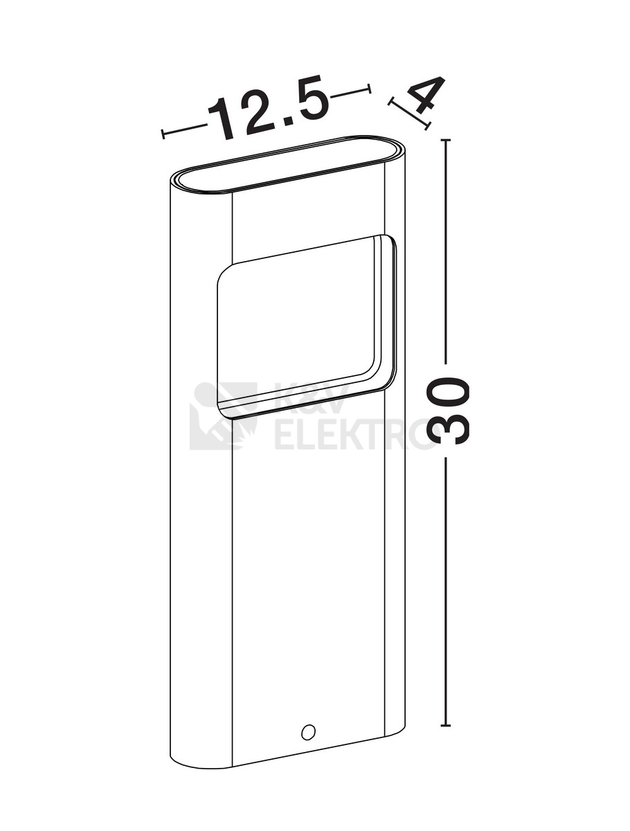 Obrázek produktu Nástěnné LED svítidlo NOVA LUCE TALL 6W 3000K IP54 9030804 5