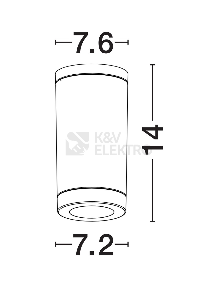 Obrázek produktu Nástěnné LED svítidlo NOVA LUCE SPOT 1W 3000K IP65 9030821 4