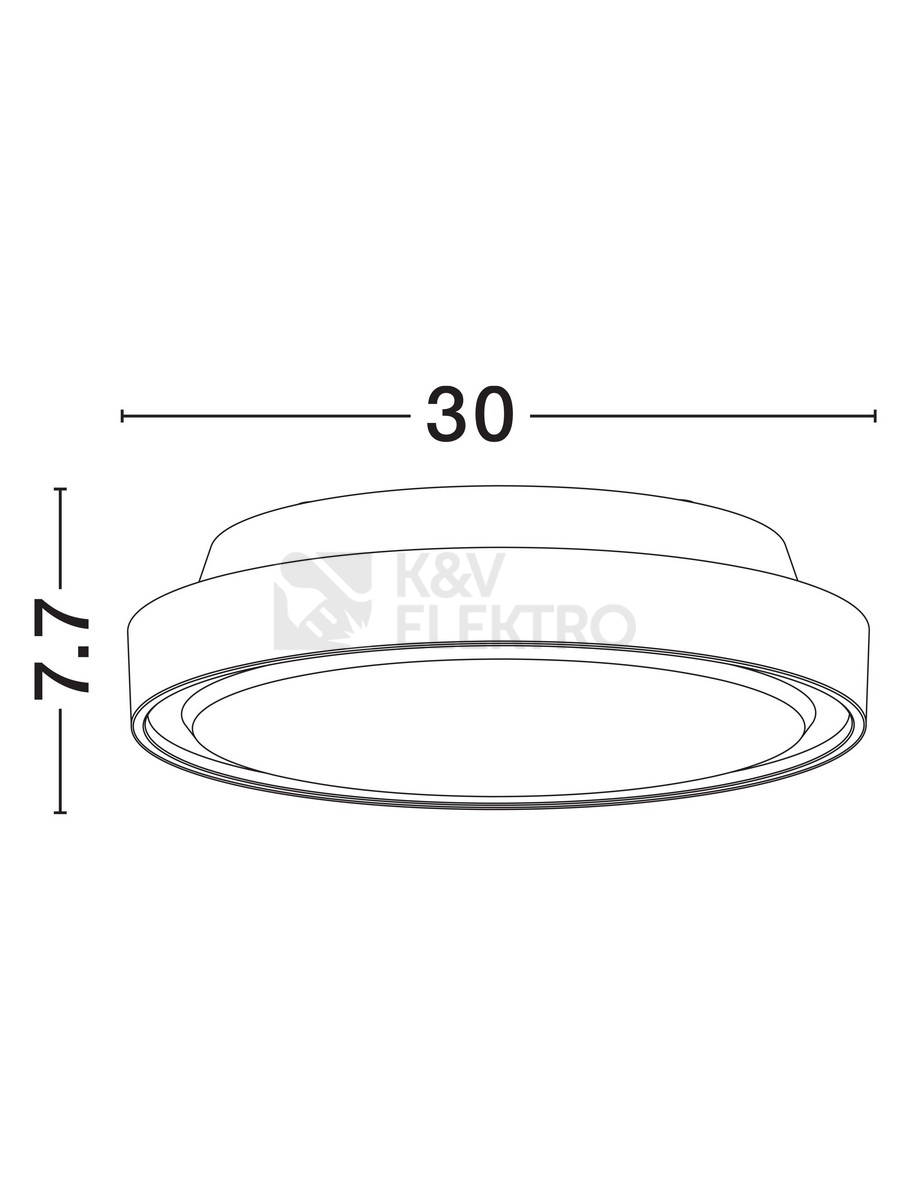 Obrázek produktu Stropní LED svítidlo NOVA LUCE SKY 15W 3000K IP54 9030823 4