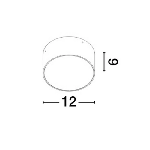 Stropní LED svítidlo NOVA LUCE JUDI 10W 3000K IP65 9030834 (obrázek 8)