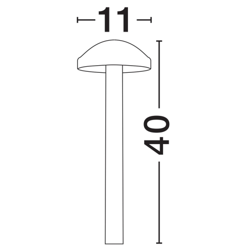 Sloupkové LED svítidlo NOVA LUCE NEMO 5W 3000K IP65 9030862