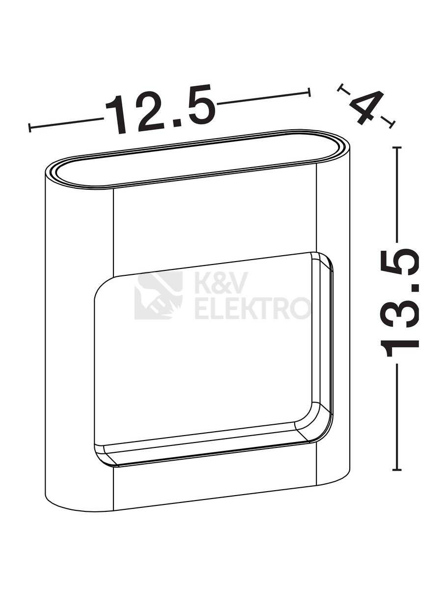 Obrázek produktu Nástěnné LED svítidlo NOVA LUCE TALL 9W 3000K IP65 9030863 5
