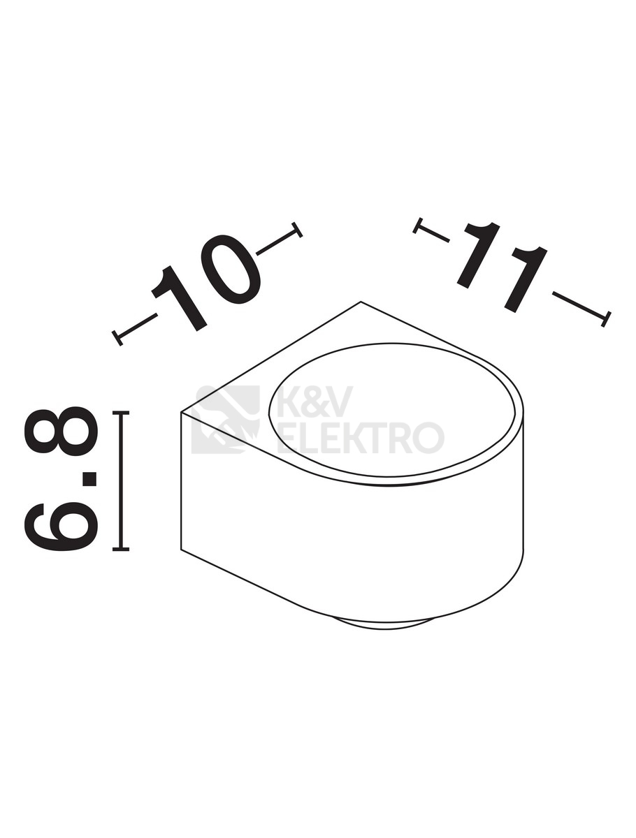 Obrázek produktu Nástěnné LED svítidlo NOVA LUCE OPERA 11W 3000K IP54 9030937 5