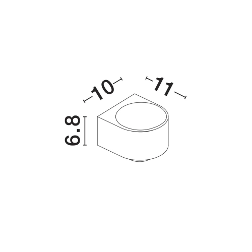 Nástěnné LED svítidlo NOVA LUCE OPERA 11W 3000K IP54 9030938 (obrázek 6)