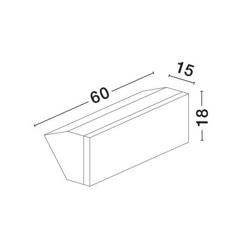 Nástěnné LED svítidlo NOVA LUCE STYLE 41W 3000K IP65 9030946