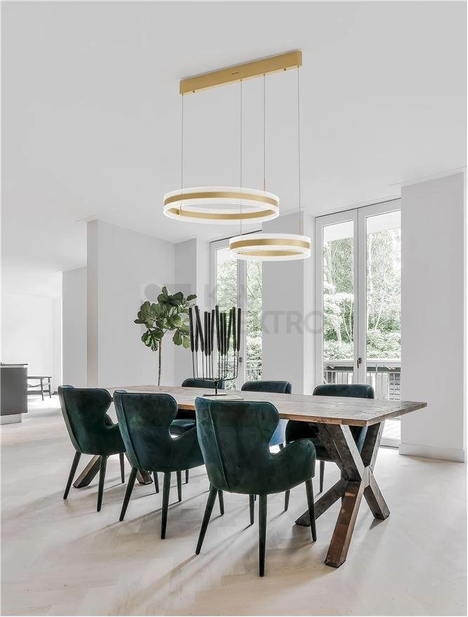 Obrázek produktu Závěsné LED svítidlo NOVA LUCE AGOS 124W 3000K 9054445 stmívatelné Triac 1