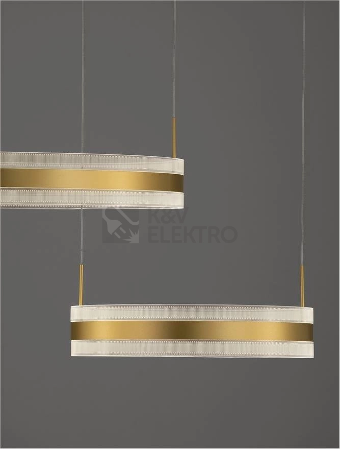 Obrázek produktu Závěsné LED svítidlo NOVA LUCE AGOS 124W 3000K 9054445 stmívatelné Triac 2
