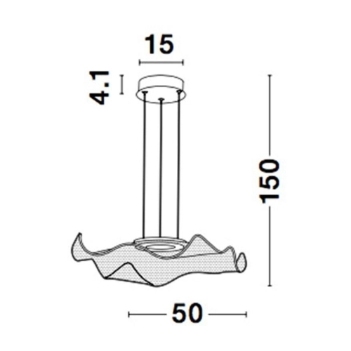 Závěsné LED svítidlo NOVA LUCE SIDERNO 15W 3000K 9054501 (obrázek 8)
