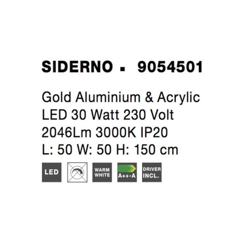 Závěsné LED svítidlo NOVA LUCE SIDERNO 15W 3000K 9054501 (obrázek 9)