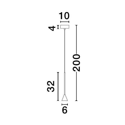 Závěsné LED svítidlo NOVA LUCE NET 6W 3000K 9060214 stmívatelné Triac (obrázek 5)
