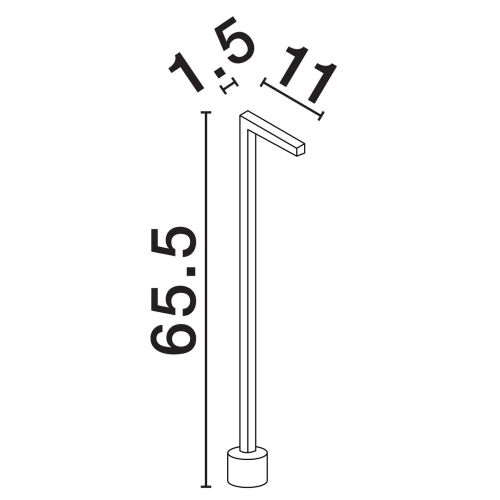 Sloupkové LED svítidlo NOVA LUCE PIPE 5W 3000K IP65 9060263 (obrázek 6)