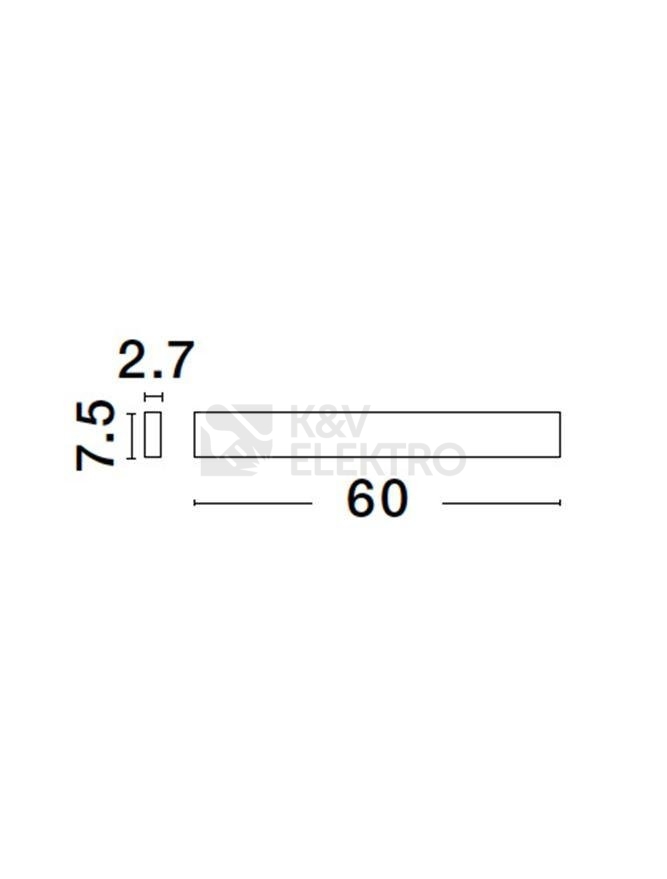 Obrázek produktu Nástěnné LED svítidlo NOVA LUCE SELINE 20W 3000K 9060612 8