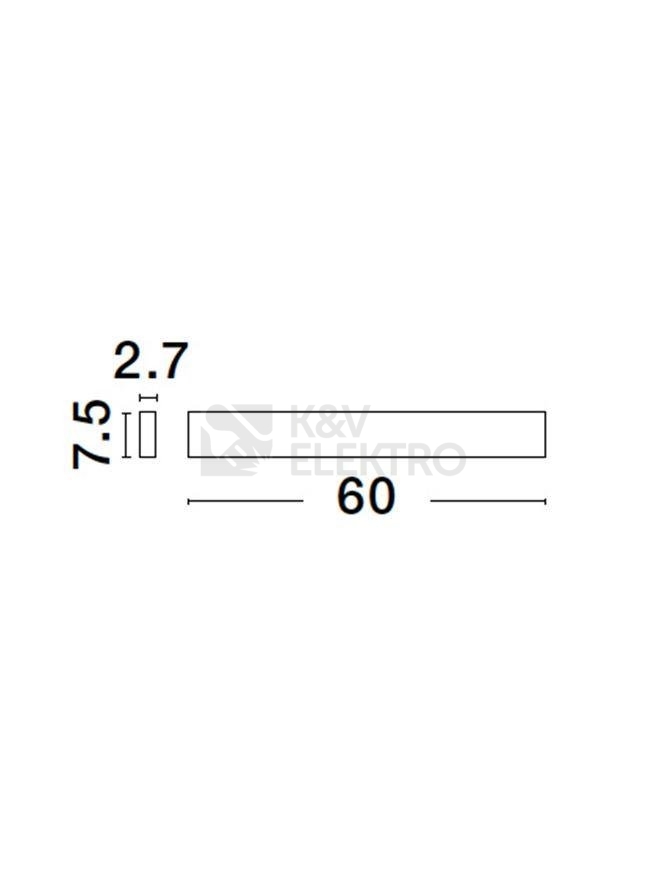 Obrázek produktu Nástěnné LED svítidlo NOVA LUCE SELINE 20W 3000K 9060613 1