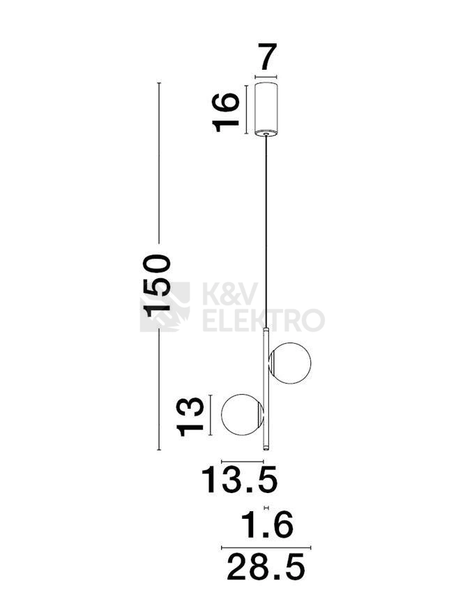 Obrázek produktu Závěsné LED svítidlo NOVA LUCE NUVOLE 49W 3000K 9061436 4