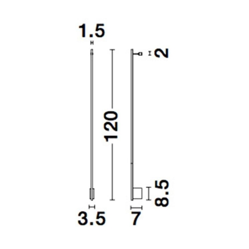 Nástěnné LED svítidlo NOVA LUCE GROPIUS 20W 3000K 9081120 (obrázek 10)