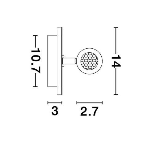 Nástěnné LED svítidlo NOVA LUCE PENOR 9W 3000K 9081221 (obrázek 8)