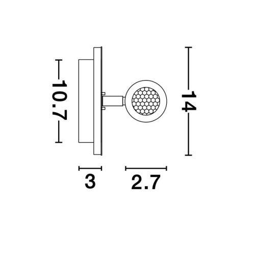 Nástěnné LED svítidlo NOVA LUCE PENOR 9W 3000K 9081222 (obrázek 10)