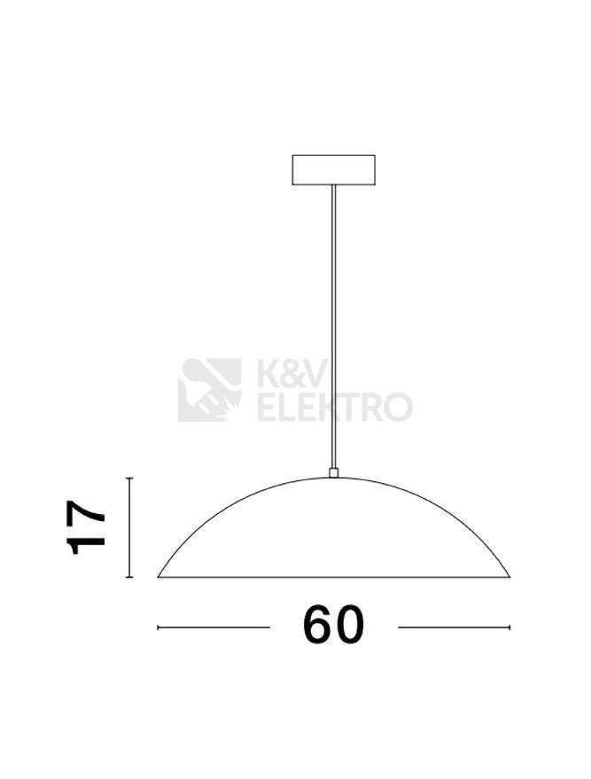 Obrázek produktu Závěsné LED svítidlo NOVA LUCE GLIM 42W 3000K 9081280 stmívatelné Triac 2