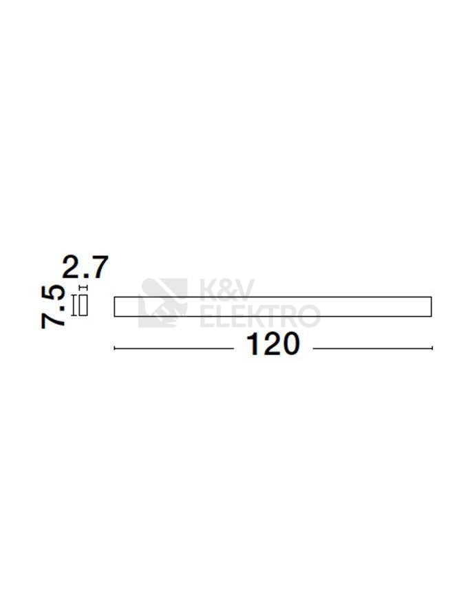 Obrázek produktu Nástěnné LED svítidlo NOVA LUCE SELINE 44W 3000K 9081500 8