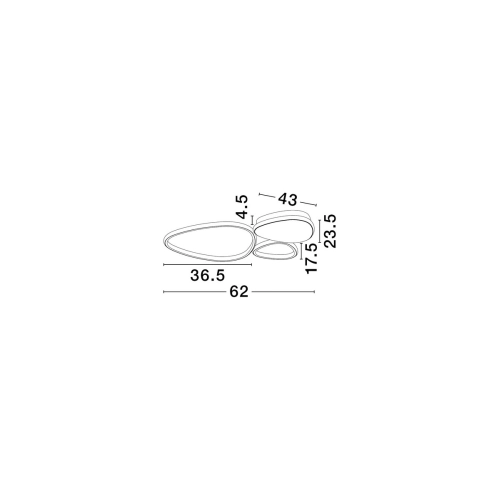 Stropní LED svítidlo NOVA LUCE ALTUS 31W 3200K 9081828 stmívatelné Triac (obrázek 6)