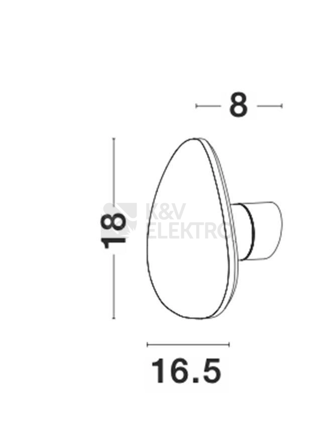 Obrázek produktu Nástěnné LED svítidlo NOVA LUCE CRONUS 10W 3000K 9084071 11
